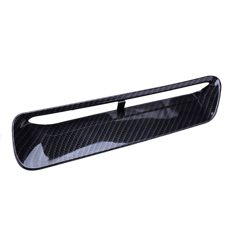 Hood Scoop Air Vent Outlet Insert Cover Trim Black Carbon Fiber Style Fit for Dodge Challenger 2015 2016 2017 2018-2022 Plastic