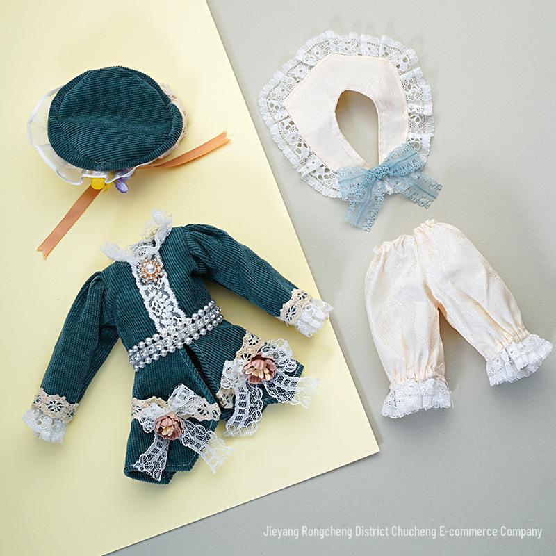 30cm Barbie Doll Princess Dress-Up Set - Girl's Playhouse Costumes