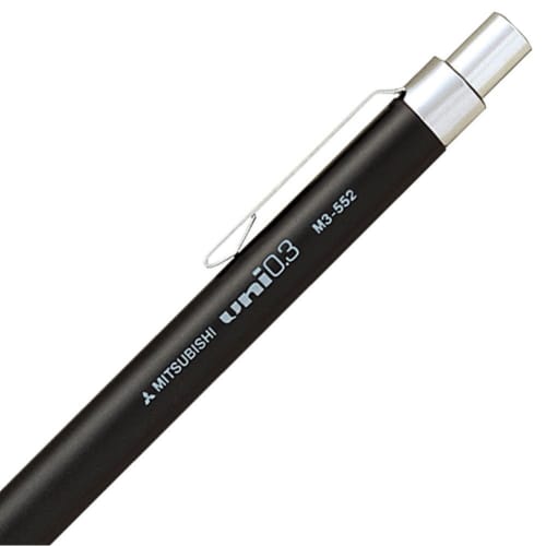 Mitsubishi Pencil Mechanical Pencil for Drafting 0.3 Black M3552.24