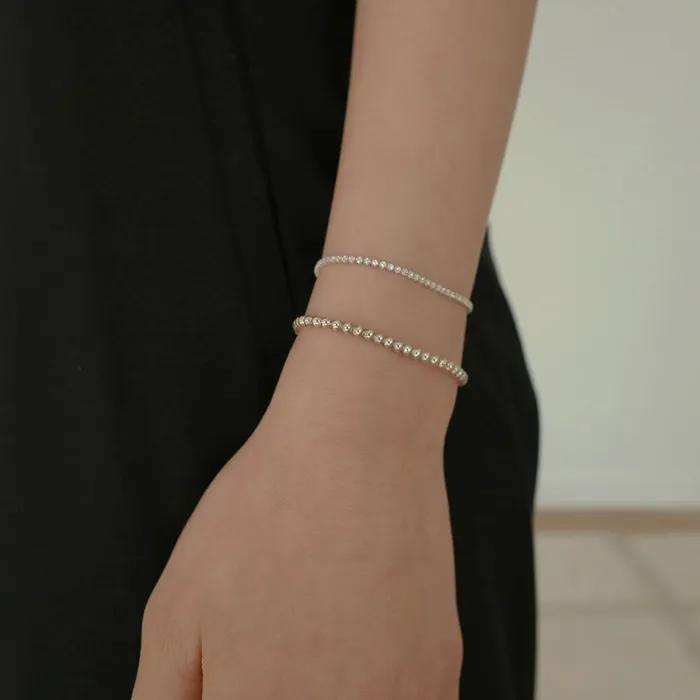 [Серебро 925 пробы] серебряный теннисный браслет