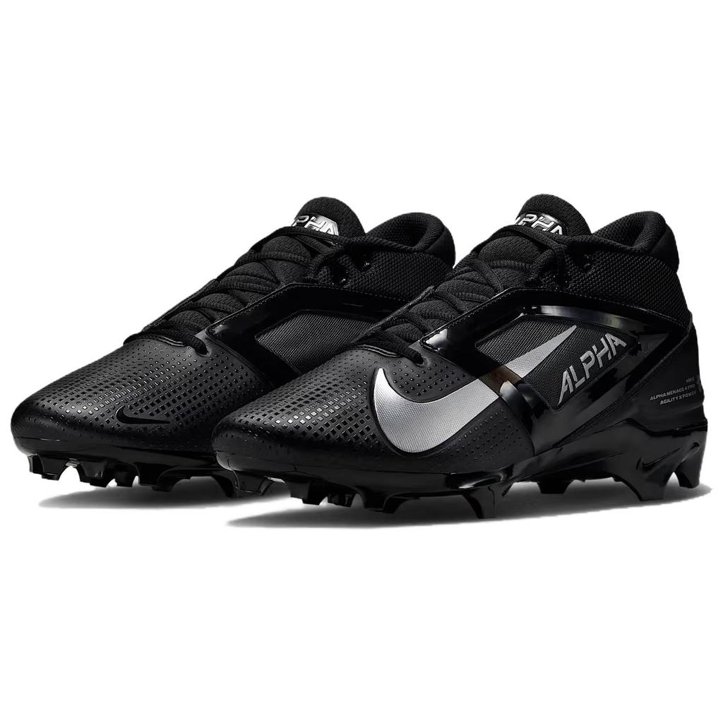 Nike Alpha Menace 4 Pro Soft And Comfortable Soccer Shoes Unisex Black FD7037-002