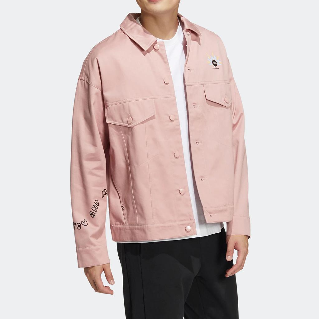Adidas Neo Jackets Unisex Pink Lapel Moderate Other HM7436