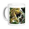Utagawa Kiyomasa Tiger Photo Mug Kunitsuna's "Kato Hunt" Mug (Ukiyo-e Series)