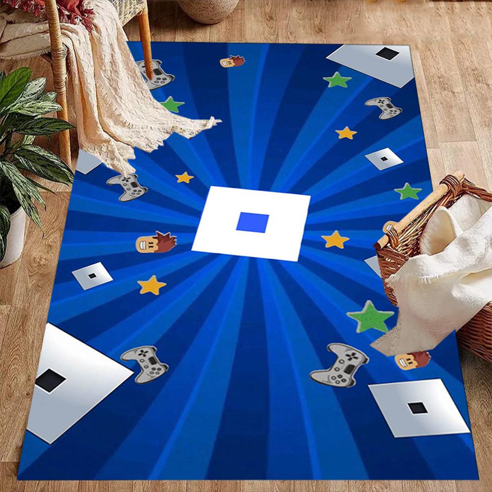 Roblox Floor Rug Office Rug Suitable For Playrooms Foyer Dining Room Outdoor Antislip Carpet Anime Office Decor Spiritual Gift