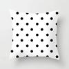 Home decorated black and white geometric cube letter printing cushion cushion car bedroom living room sofa pillow sleeve