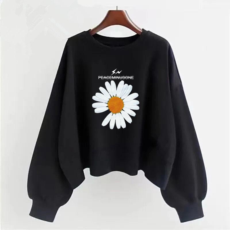 Фиолетовая хлопковая толстовка с капюшоном женская на весну и осень с длинными рукавами, корейская версия, с круглым вырезом, свободная, свободная, сентябрьский школьный сезон, ранняя осень, женская одежда