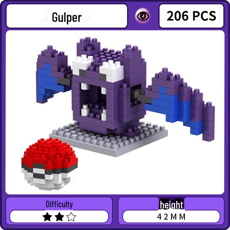 Leboyu Elf Cartoon Micro Diamond Building Blocks - пазл для детей с мелкими частицами, модели 8044 - 8063.