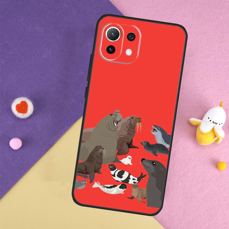 Чехол 'Морские котики' для Xiaomi 14T 11T 12T 13T Pro 13 14 15 Ultra POCO X7 Pro X3 X5 X6 F5 F6 M6 Pro
