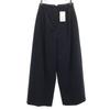 Unused Ebure Made In Japan High Waist Wide Pants 38 Navy Women Used