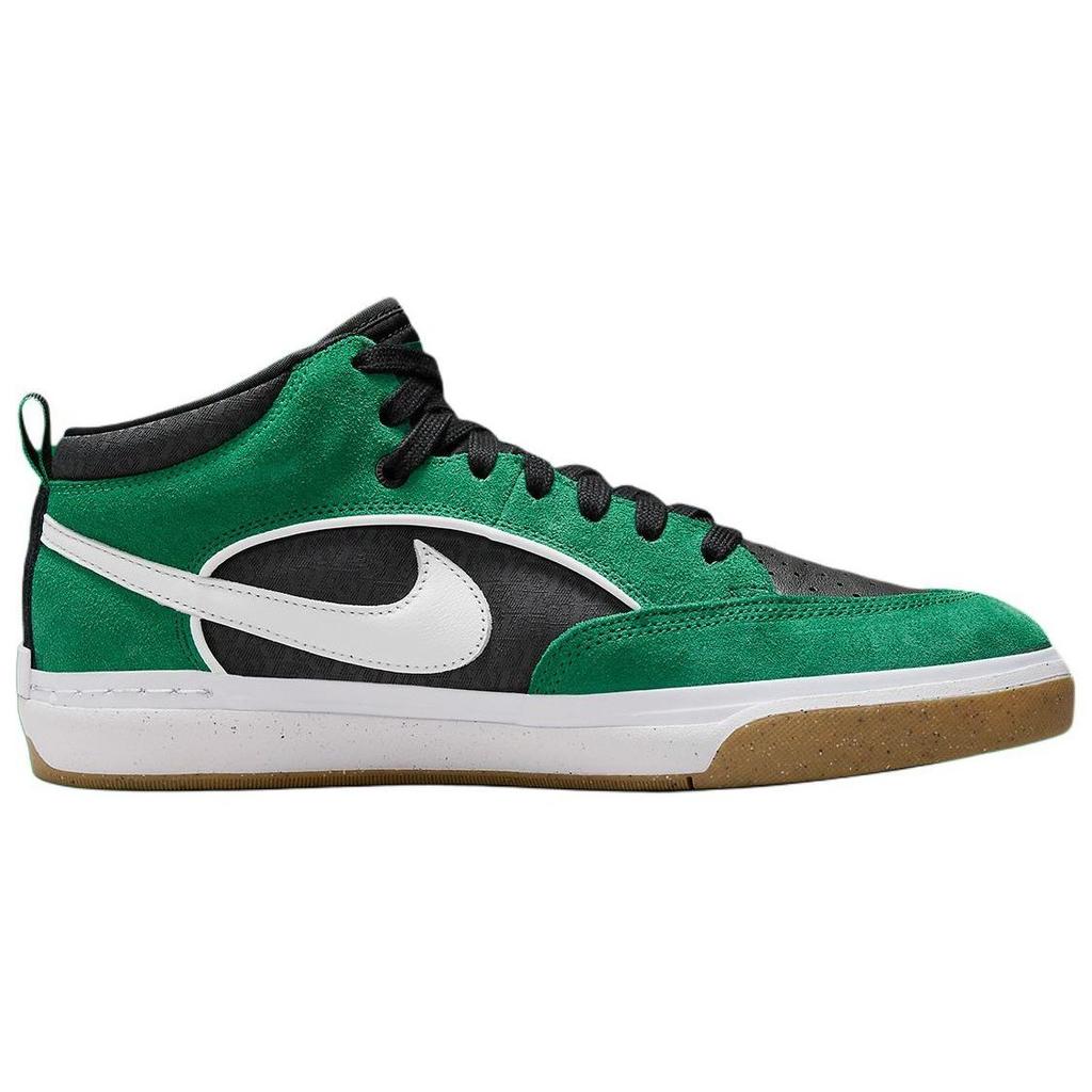 Nike React Leo SB Malachite Черные мужские кроссовки Зелено-белые DX4361-301