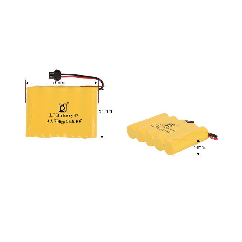 4.8V 700mah/1800mah/2800mah M-Style AA NI-MH Rechargeable Battery for Electric Toys/RC Car/RC Truck/RC Boat