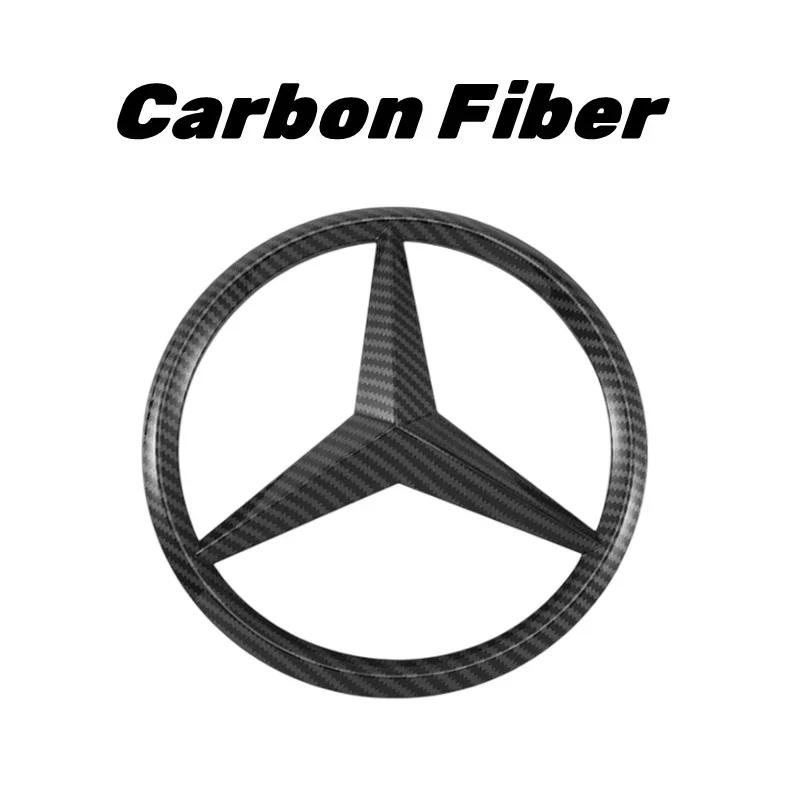 Автомобильная наклейка для Mercedes Benz 18,8 см ABS Накладка на центральную эмблему решетки радиатора автомобиля для Mercedes-Benz W204 W205 W212 W213 C E Cl