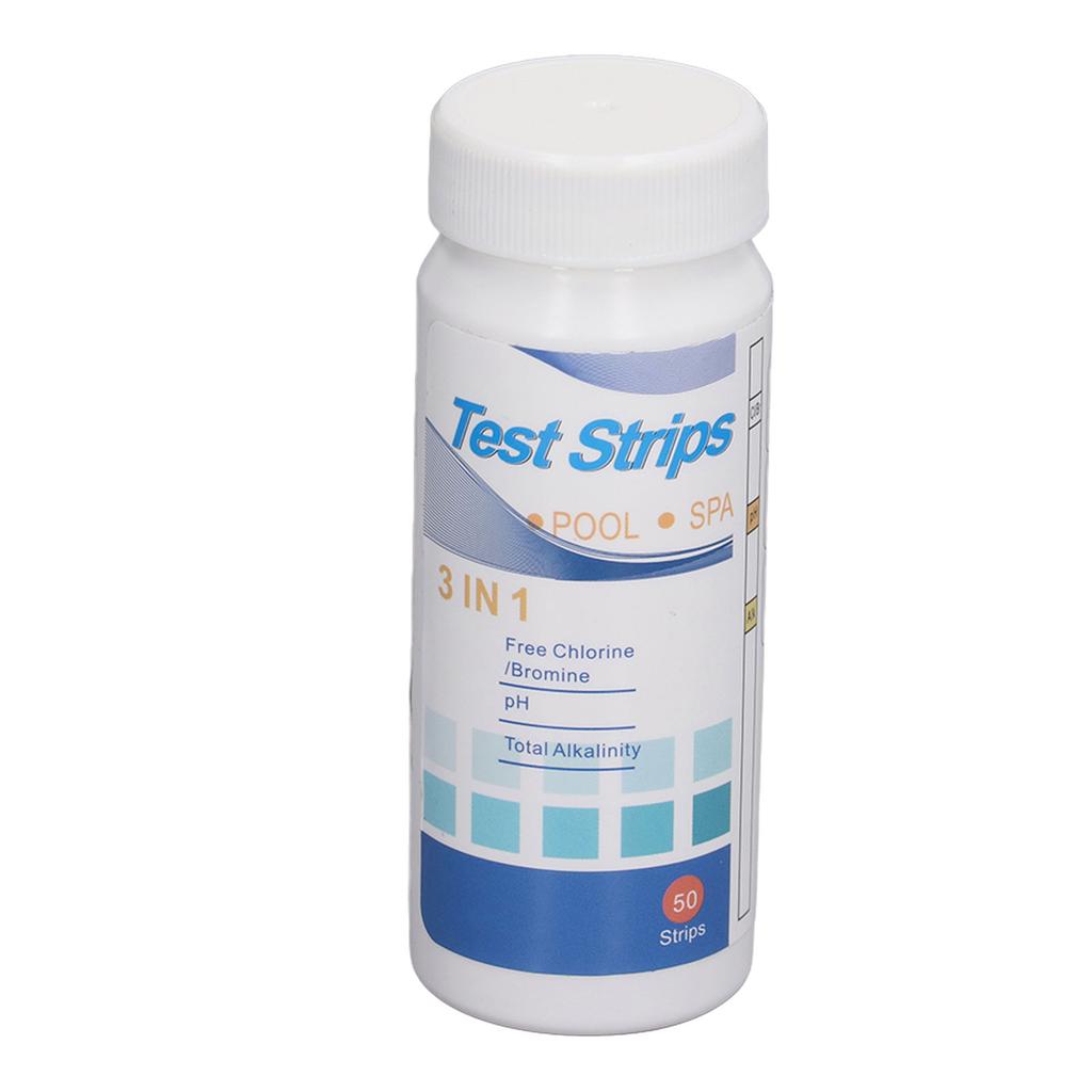200Pcs PH Test Strips for Aquarium Water Pool Chlorine Alkalinity Bromine Hardness Detection 3 In 1