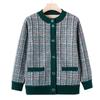 Elderly Autumn and Winter Sweater Women's Fleece Thickened Coat Year Old 0 Mother Cardigan Grandma Autumn and Winter Knitted Sweater