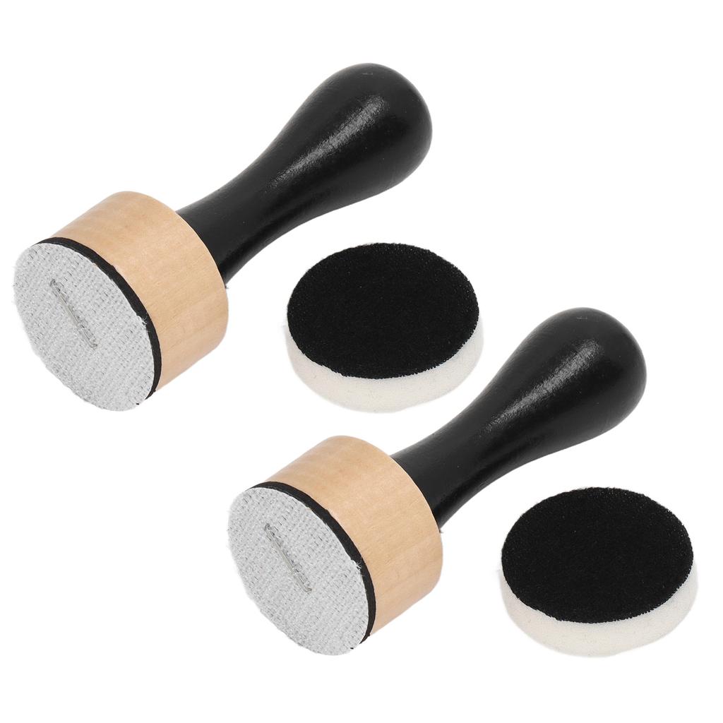 Ink Paints Mixing Blending Tool with 2 Handle 4 Round Sponges DIY Patterns Ink Blending Tool Set for Cardstock Paper