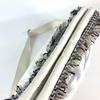 CHANEL fringe CocoNeige CC Coco Logo Crossbody Shoulder Bag Nylon White