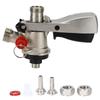 G5/8 S Type Draft Beer Keg Coupler Dispenser with Pressure Relief Valve Home Brewing System