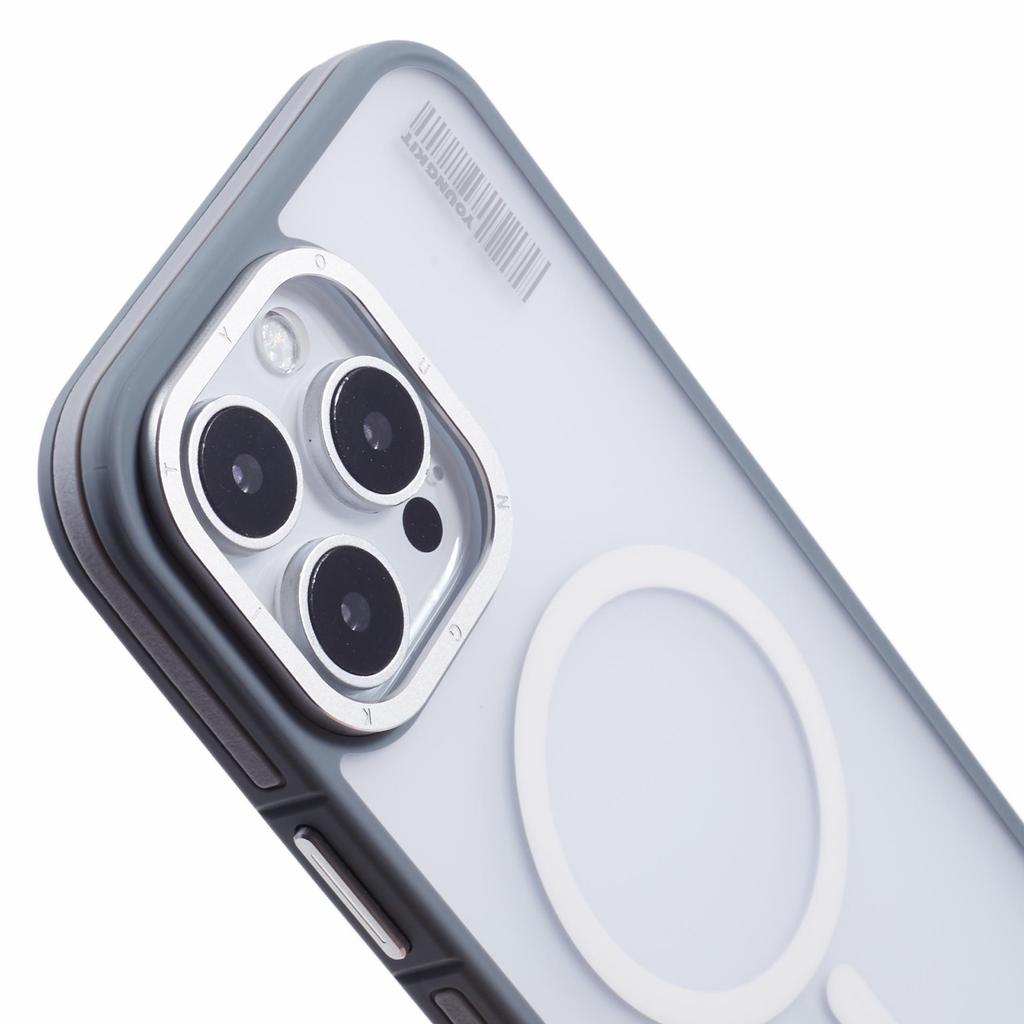 YOUNGKIT Чехол для iPhone 16 Pro Max, совместимый с MagSafe, ПК+ТПУ, защита от отпечатков пальцев