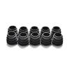 10X Black Plastic Blanking End Caps Cap Insert Plugs Bung For Round Pipe Tube