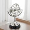 Wood Sphere Globe (floored Base - 4 Inch , Globe Size : 9 X 5 Inch, Brown)