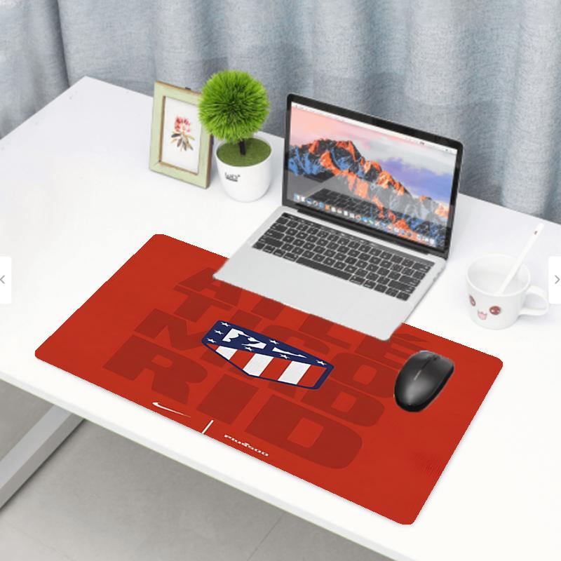 Atletico Madrid Print Mouse Pad, Anti‑Slip Desktop keyboard Mat, for PC Laptop Gaming Working Daily Use, Cool Festival Surprise Gift