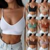 Women Tank Crop Top Seamless Underwear Female Crop Tops Sexy Lingerie Intimates  Removable Camisole