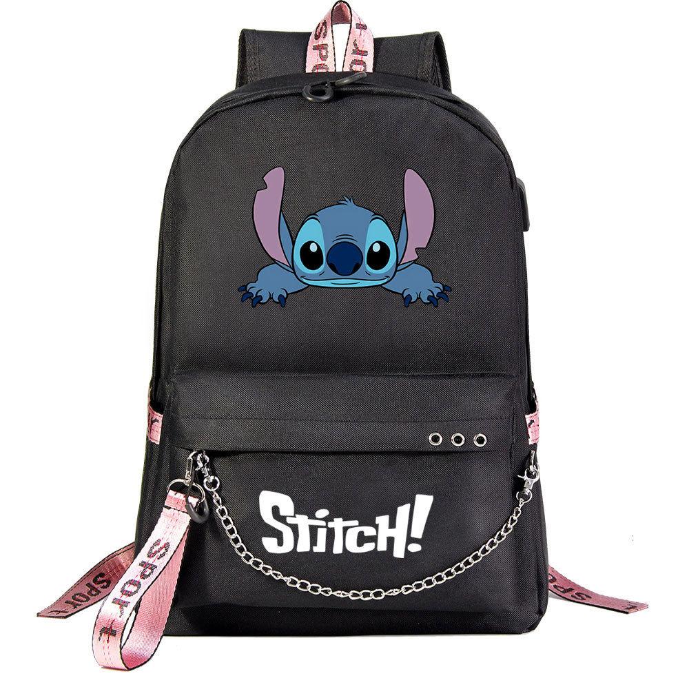 Anime Backpack Usb Teen Student School Bag Men'S And Women'S Leisure Travel Backpack