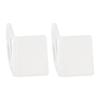 2PCS Acrylic Sink Brush Holder Clear Solid Construction Multipurpose Easy Installation Scrub Brush