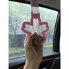 1pc Colorful Cherry Blossom Car Roof Handle with Warning Trailer Strap and Rear Bumper Ring