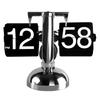 Digital Flip Down Clock Retro Minimalist Single Foot Mechanical Auto Flip Clock Desk Clock for Home