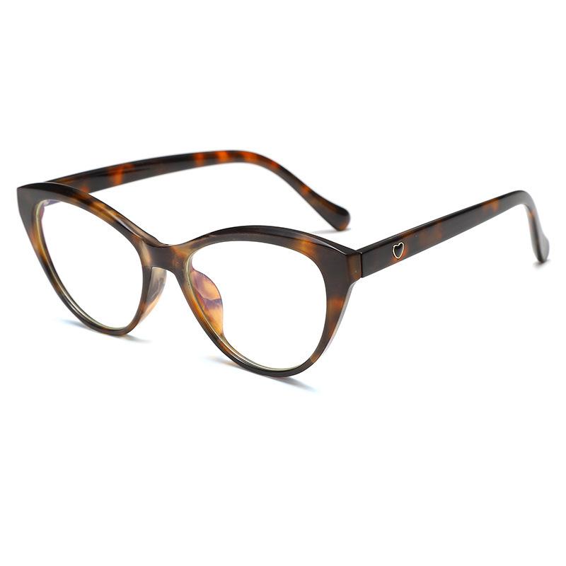 Персонализированные оптические зеркальные очки в небольшой оправе «кошачий глаз», мужские модные анти-синие плоские зеркальные женские очки