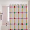 12Pcs Black Bow Shower Curtain Hooks For Standard Shower Rods