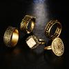 5Pcs/Set Vintage Women's Finger Knuckle Midi Stack Tip Rings Jewelry Gift Golden
