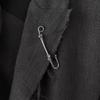 Punk Rock Metal Brooches Irregular Bone Design Badge for Jacket Suit Fashion Accessory Unisex Gift