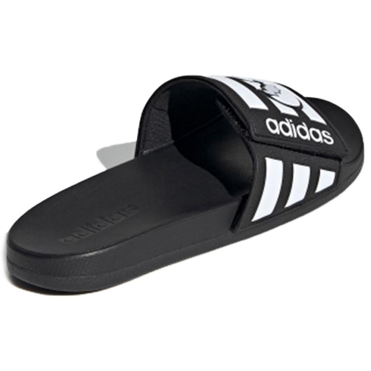 adidas Унисекс шлепанцы Neo Adilette Comfort Adj Желтый Перекрестный Черно-белый 'Черно-белый' FY3037
