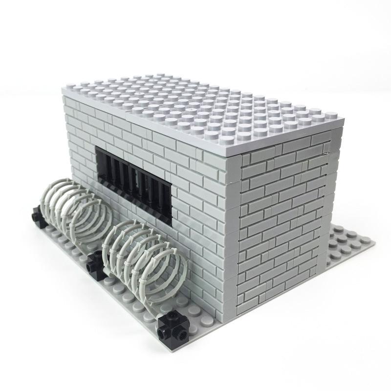 Moc Prison Building Blocks Военная сцена Cell Building Blocks Детские строительные блоки Игрушки