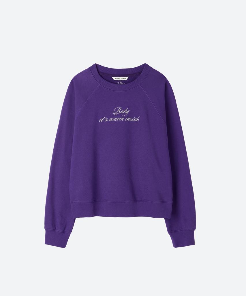 MUNSEONAKAIBEU Mj Baby Sweatshirt / Purple