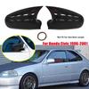 Для HONDA CIVIC EK9 TYPE R 1996-2001 ABS Накладка на боковое зеркало заднего вида автомобиля Колпачок крыла Внешняя отделка корпуса двери Клейкая наклейка
