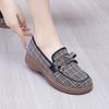 New Women's Breathable Soft-soled Cloth Shoes Casual Fashion Versatile Single Shoes Flat Sole Light and Comfortable Doudou Shoes
