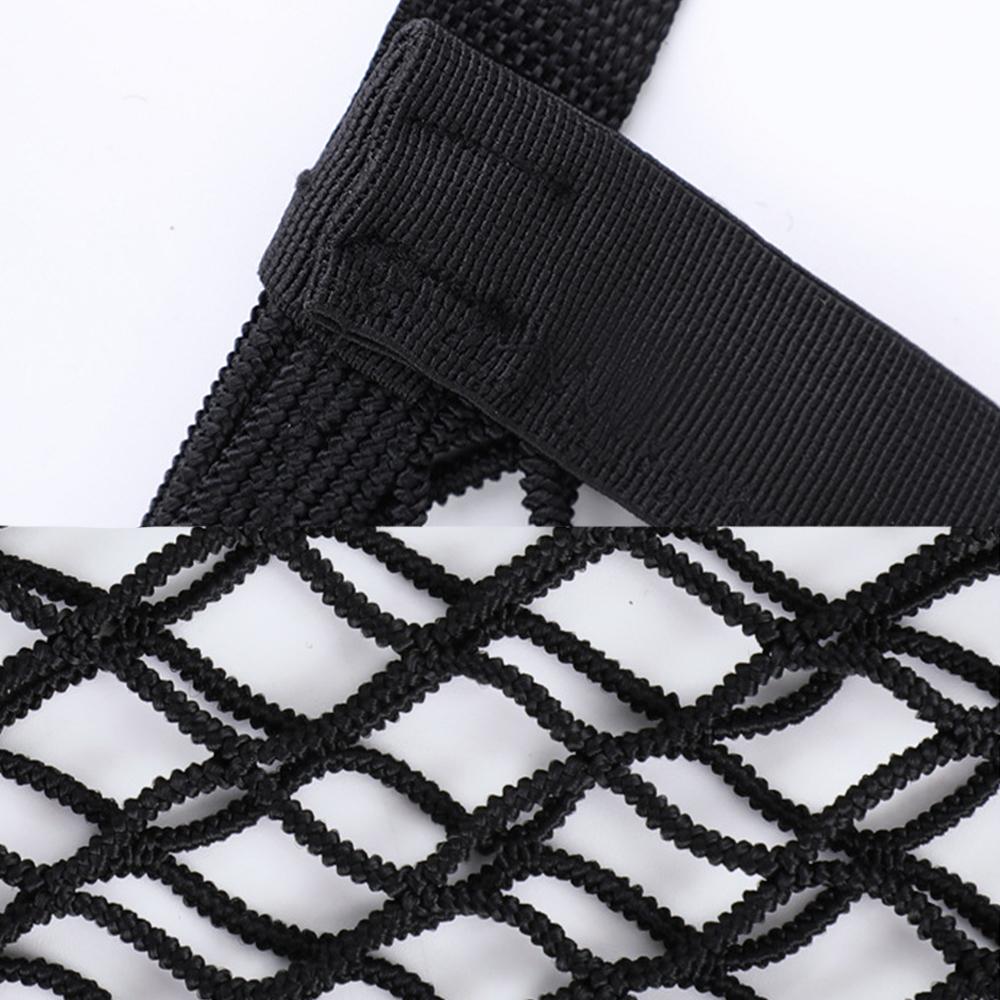 Universal Car Front Seat Mesh Organizer Stretchy Net Pocket Bag Fits Most Vehicles Suv Interior Storage Accessory Daily Travel