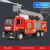 Ornaments Realistic Eco-friendly Interactive Inertia Vehicle Model Toy Fire Truck Car