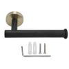 Wall Mounted Toilet Paper Holder 304 Stainless Steel Tissue Roll Holder for Bathroom Toilet Black