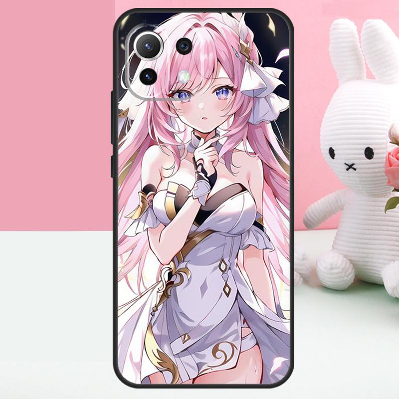 Чехол Honkai Impact Elysia для Xiaomi 14 13 15 Ultra 15T 13T 14T Pro 17 Pro Max POCO X7 X5 X6 Pro F5 F6 F7 Funda