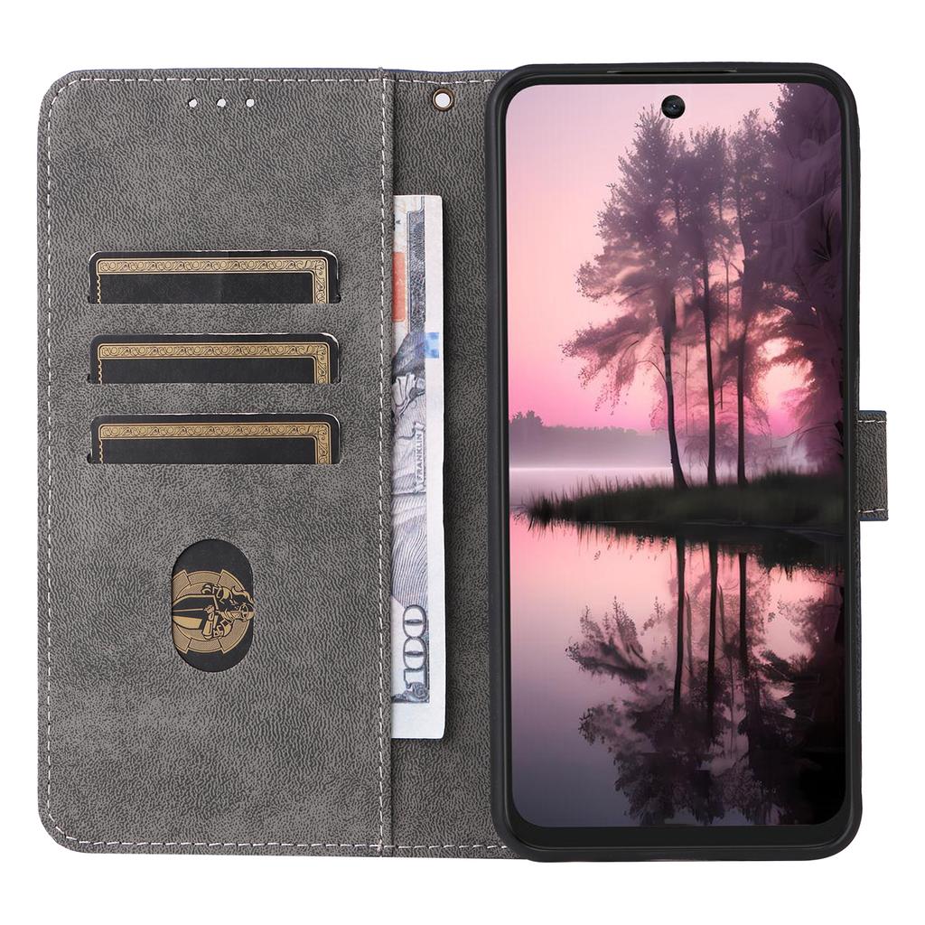 For TCL 60 SE NxtPaper 5G Case Wallet RFID Blocking PU Leather Phone Cover Stand with Strap