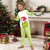 Parent-child Christmas Print Home Suit Long-sleeved Top And Pants