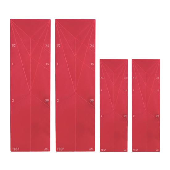 1/2/4 шт 7.5/15/30 мл 3-в-1 плоская мерная ложка портативная многофункциональная складная мерная ложка для сухих жидких ингредиентов кухонные гаджеты