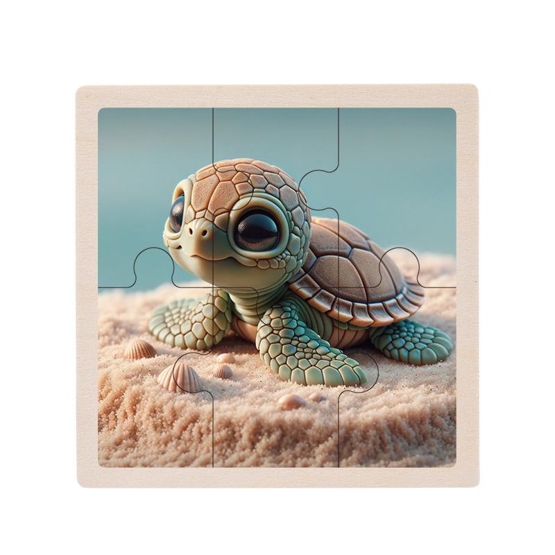 Деревянный развивающий пазл для малышей, 1-5 лет