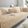 Winter Plush Sofa Cushion Thickened Non-Slip Seat Cushions Four Seasons Universal Leather Sofa Cover Cover Cloth