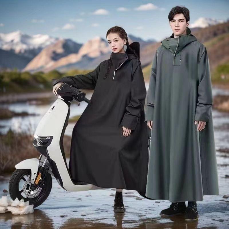 1 шт. Взрослый водонепроницаемый дождевик для мужчин и женщин, цельный утолщенный дождевой плащ-пончо для электромобиля, мотоциклетный дождевик