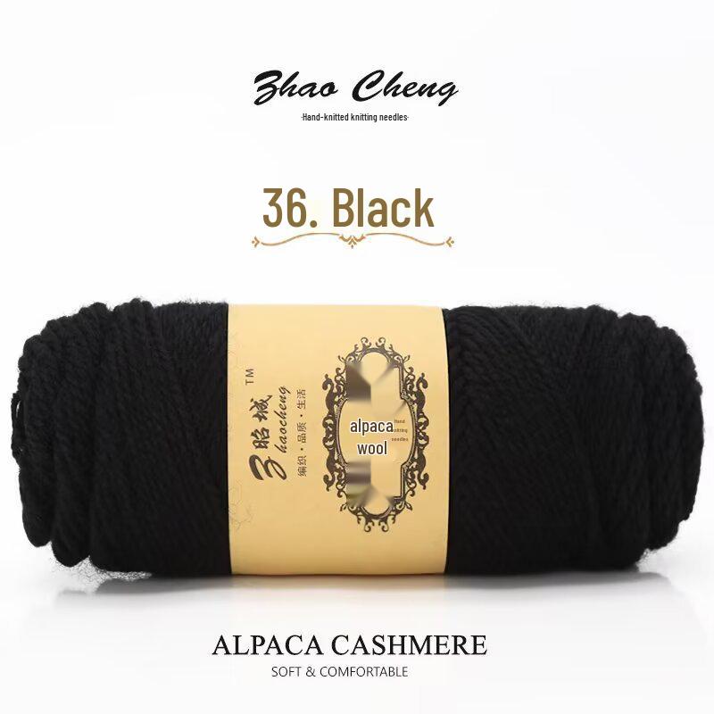 Шарф-подушка из альпаки ручной вязки – Средней толщины, Мягкий, Сделай сам, Крючком